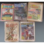 Approximately 48 sports and action comics / magazines including Bullet, Speed, Scorcher, Shot and