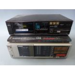 Aiwa FX-90 stereo casette deck and FX-100 stereo cassette deck with Dolby B-C NR system
