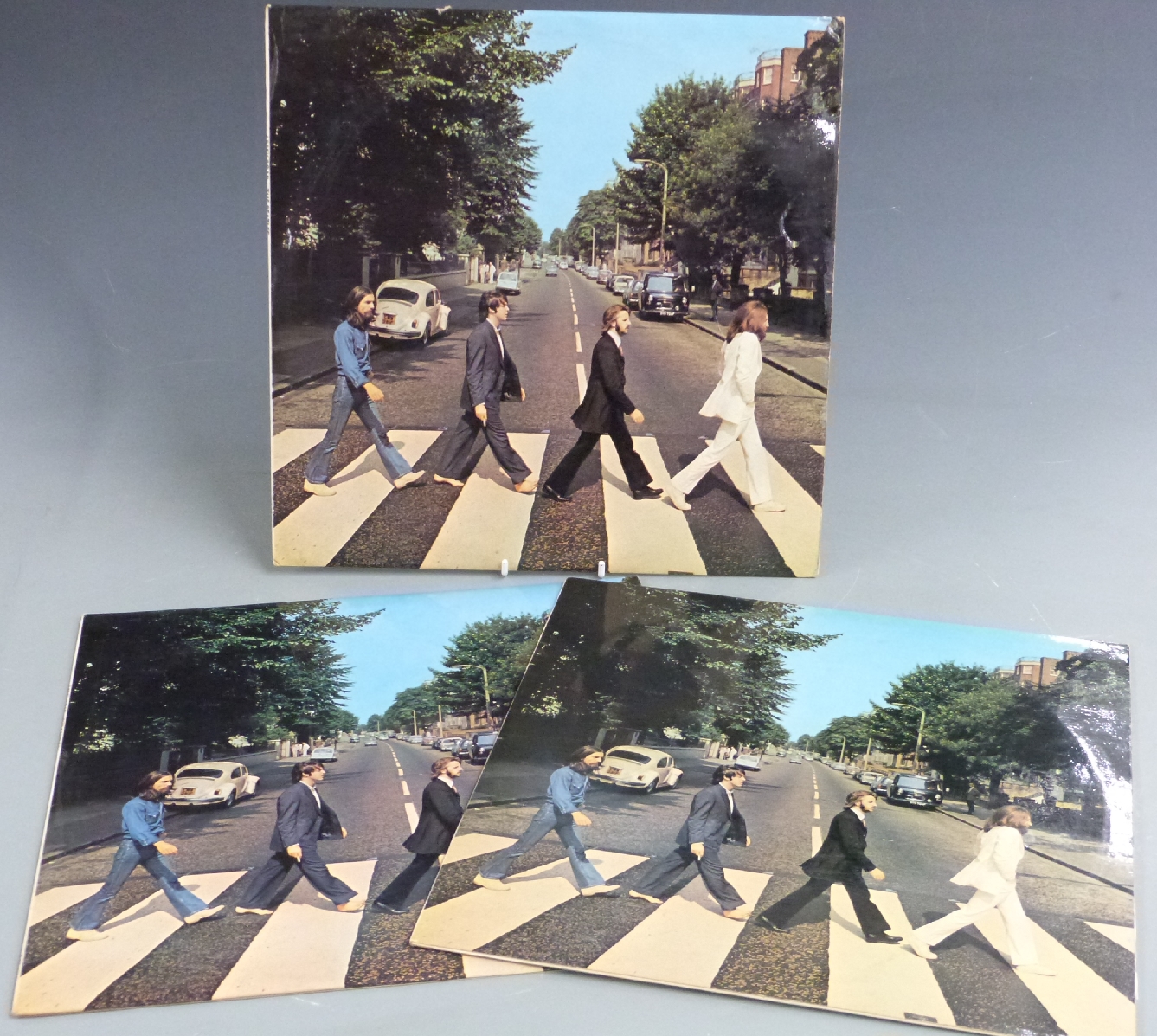 The Beatles - Abbey Road (PCS7088), three copies, all appear VG/Ex