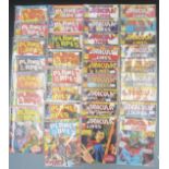Over 50 Marvel Dracula Lives and Planet of the Apes comics.