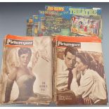 Quantity of Picturegoer magazines circa 1950s and four Jigsaws from the Theatre