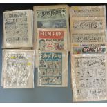 Approximately 100 vintage Children’s comics / magazines including Laurel and Hardy Film Fun