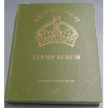 King George VI album of mint and used Commonwealth stamps
