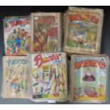 A large collection of vintage Buster, Bunty, Bumper and Bullet comics / magazines dating from 1981