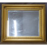 Bevelled edge gilt frame mirror