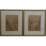 Henry Stanton Lynton pair of Egyptian watercolours, both signed lower right and one dated 93, each