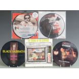 Approximately 40 picture disc singles including Bruce Springsteen, Abba, Black Sabbath and Michael