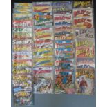 Approximately  42 comics including Billy The Kid, Tomahawk, Sinister Tales etc.