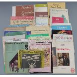 A box of sheet piano music including 'Sound of Music', 'Kismet' etc, and a Black and White