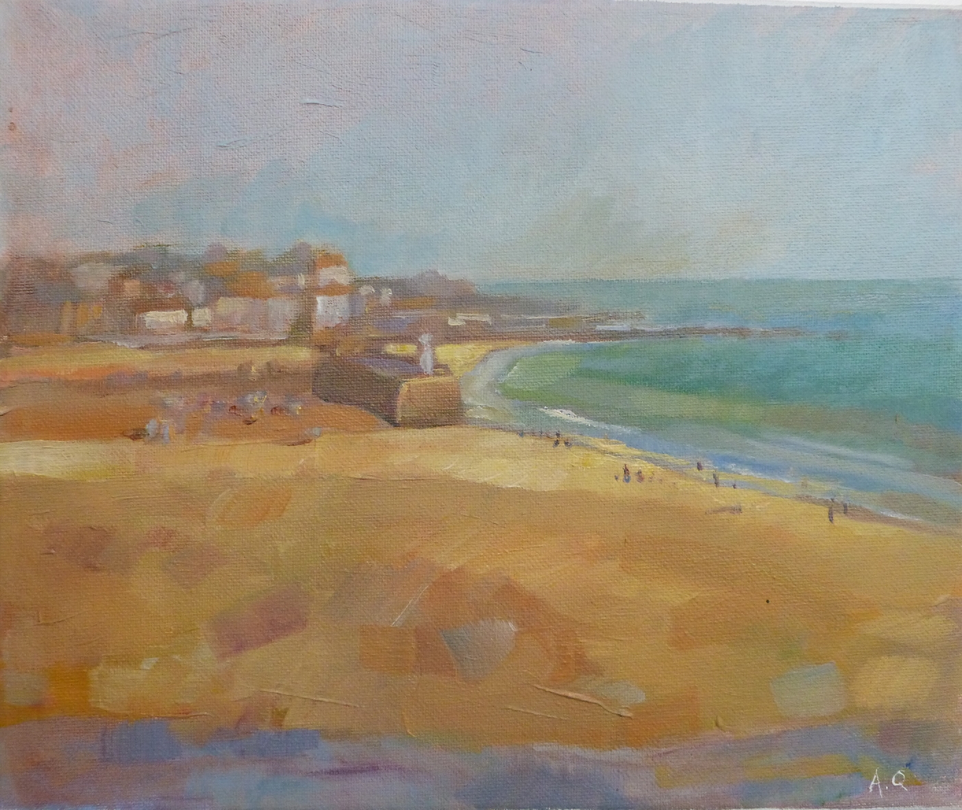 Andrew Quelch (b 1969)  four acrylic coastal landscapes, two depicting St. Ives, Cornwall 25 x - Image 2 of 9