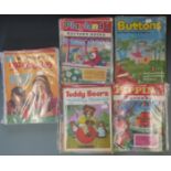 Over 100 children’s comics comprising of Buttons, Teddy Bear's, Pixie, Playland, Pippin Barnaby etc.