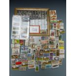 A quantity of cigarette cards including Player's aviary and cage birds, Wills's, Taddy railway,