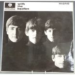 The Beatles - With The Beatles (PMC1206), yellow and black labels with Dominion Belinda credit,