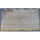 Queen Anne Indenture dated 1711 relating to the Cater family of Slow (sic) possibly (Slowwe) house