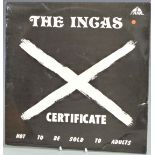 The Incas - X certificate (B55 112) record and cover appear at least Ex.