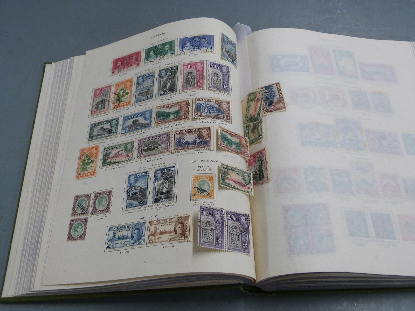 King George VI album of mint and used Commonwealth stamps - Image 2 of 5