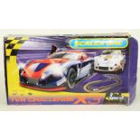 Hornby Scalextric model motor racing set TVR Challenge X3, in original box.