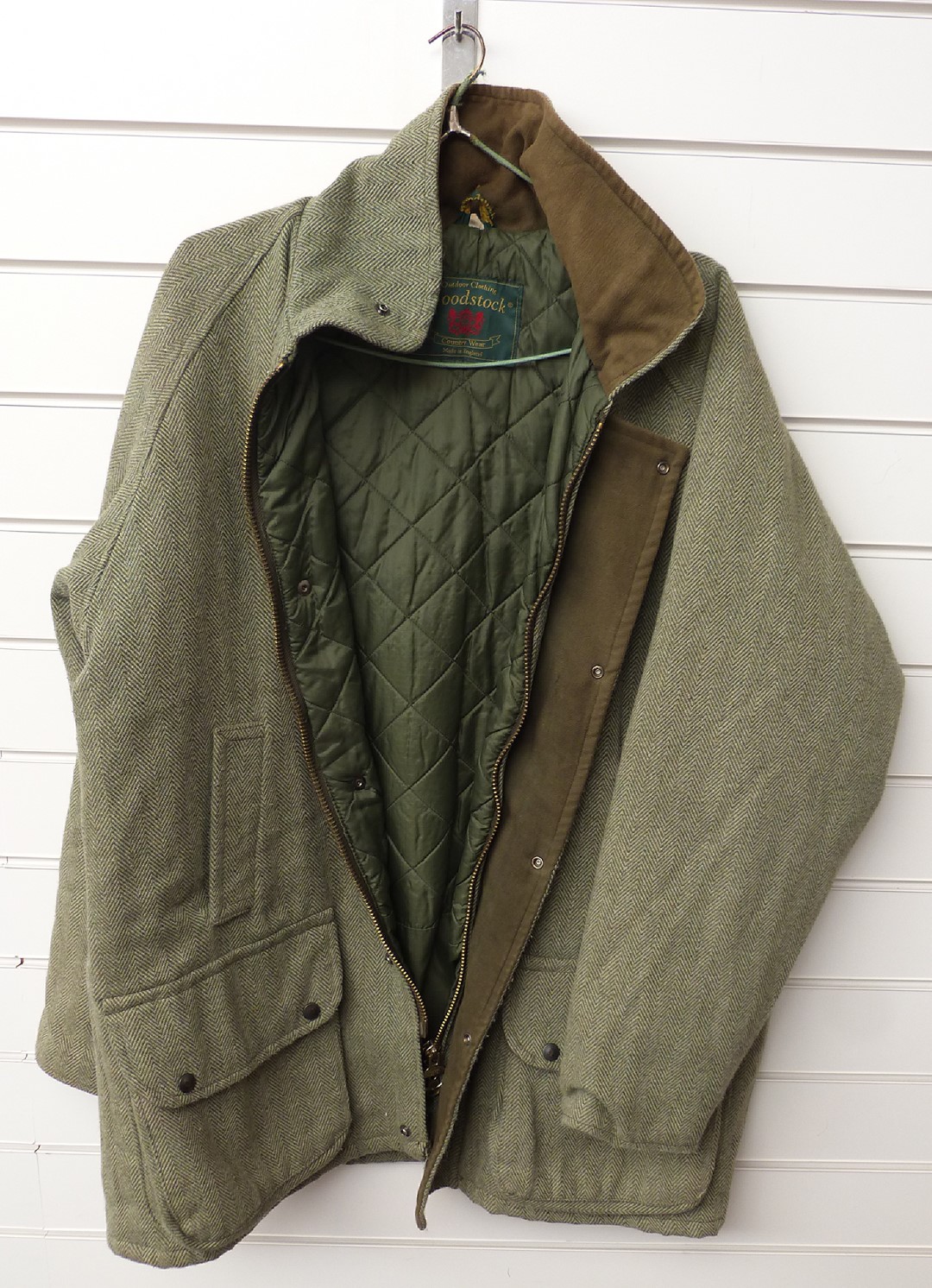 Woodstock Country Wear gentleman's tweed field coat (size XL) and two pairs of tweed breeks, size - Image 2 of 6