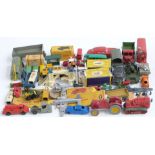 Forty-six Dinky Corgi, Matchbox, Carbens, Britains and similar diecast model vehicles and