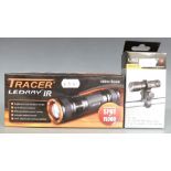 Deben Tracer LED Ray F900 with LED Lenser Universal Mounting System, both in original boxes.