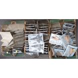 Eighty-six GE Fabri 1:100 scale model military aeroplanes, all in original blister packed boxes.