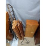 Ladderax style shelving, cupboard and frame