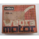 Webra 4-40 rotary valve four stroke model aircraft or similar petrol engine, height 9cm, in Webra