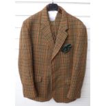 P&J Haggart Ltd, Aberfeldy, Scotland gentleman's three piece tweed shooting suit comprising jacket
