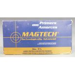 Nine-hundred Magtech No. 2½ large pistol & revolver primers, all in original boxes.