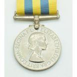 British Army Korea Medal named to 22522434 Pte E Cross, King's Regiment