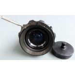 Kinoptik Paris Apochromat f=18mm 1/2 lens serial number 34274, also marked cameflex to rear, with