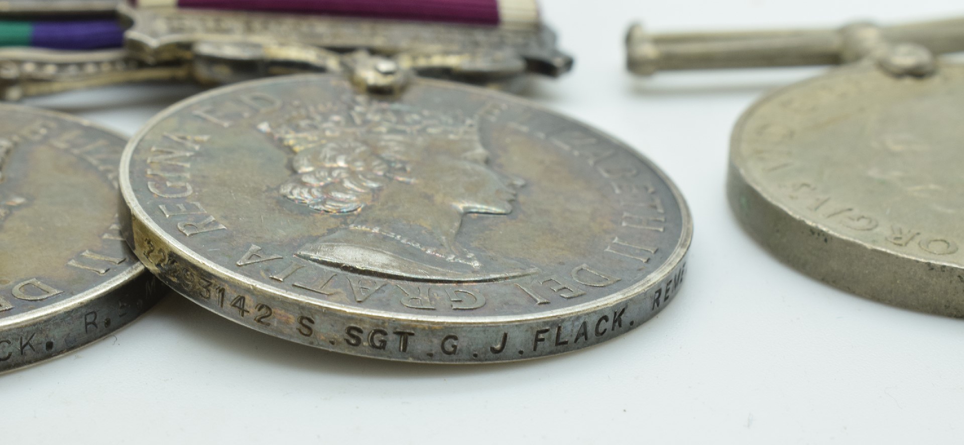 British Army WW2 and later medal group comprising Defence Medal, War Medal and Korea Medal named - Image 7 of 7