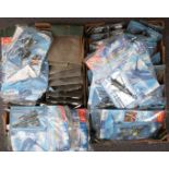 Sixty-six Italeri 1:100 scale model military aeroplanes, all in original blister packed boxes,