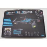 Xtreme Pro Advance High Performance radio controlled folding HD camera drone, in original box.