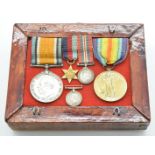 British Army WW1 medals comprising War Medal and Victory Medal named to 33670 Pte. W.E.Mole, King'