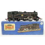 Hornby Dublo 00 gauge 3-rail BR 2-6-4 Standard Tank Locomotive 80054, EDL18, in original box.