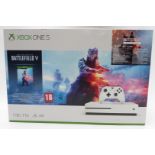 Microsoft Xbox One S 1TB video games console, in original box.