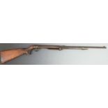 BSA Improved Model B Lincoln Jeffries .177 air rifle with chequered semi-pistol grip and