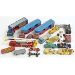 Eighteen Corgi Toys diecast model vehicles including Magic Roundabout, Batmobile, Man From UNCLE