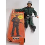 Palitoy Action Man Action Soldier action figure doll, in original box.