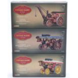 Three Corgi Vintage Glory Of Steam 1:50 scale limited edition diecast model John Fowler & Co (Leeds)