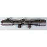 Walther Night Pro 3-9x44 rifle scope with scope mounts.