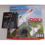 Sonik RC Ranger 600 RTF model aeroplane complete with transmitter, charger etc, together with an