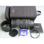 Sigma 50-500mm f4.5-6.3 Apo DG OS lens with optical stabilizer, to suit Nikon AF D, in original