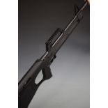 Walther G22 .22LR semi-automatic rifle with two magazines, tactical pistol grip, sound moderator and