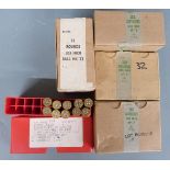 Seventy-three .303 rifle cartridges together with 70 empty brass cases, some in military issue boxes