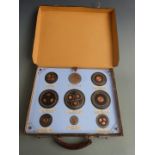 Enfield Cables Limited travelling salesman's case of samples, the top lift out panel or tray