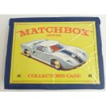 Matchbox Series Collector's Case 41 containing 48 various diecast model vehicles.
