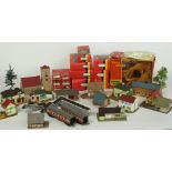 Tri-ang 00 gauge train set RS.29 together with various model railway items including Large Station