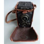 Rolleiflex Model 622 K2 TLR camera with Carl Zeiss Tessar f=7.5 1:3.5 lens, serial number 420972, in